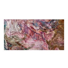 Blended Rivers Satin Wrap 35  X 70  by kaleidomarblingart