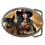 Abi Belt Buckle (Oval) Front