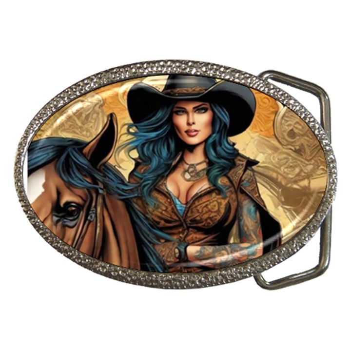 Abi Belt Buckle (Oval)