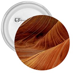 Sandstone The Wave Rock Nature Red Sand 3  Buttons by Amaryn4rt