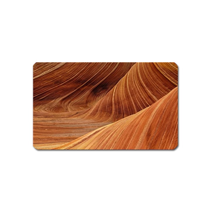 Sandstone The Wave Rock Nature Red Sand Magnet (Name Card)