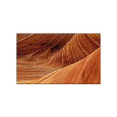 Sandstone The Wave Rock Nature Red Sand Sticker Rectangular (10 Pack) by Amaryn4rt