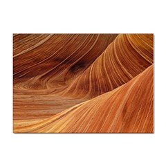 Sandstone The Wave Rock Nature Red Sand Sticker A4 (10 pack)