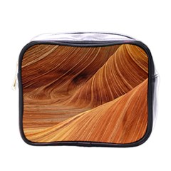 Sandstone The Wave Rock Nature Red Sand Mini Toiletries Bag (One Side)