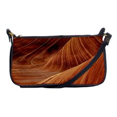 Sandstone The Wave Rock Nature Red Sand Shoulder Clutch Bag