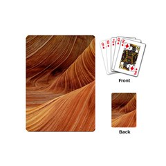 Sandstone The Wave Rock Nature Red Sand Playing Cards Single Design (Mini)