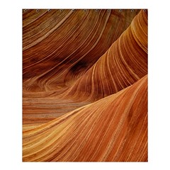 Sandstone The Wave Rock Nature Red Sand Shower Curtain 60  X 72  (medium)  by Amaryn4rt