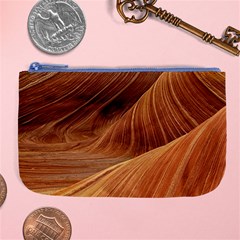 Sandstone The Wave Rock Nature Red Sand Large Coin Purse