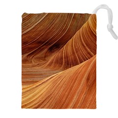 Sandstone The Wave Rock Nature Red Sand Drawstring Pouch (4XL)