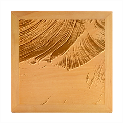 Sandstone The Wave Rock Nature Red Sand Wood Photo Frame Cube