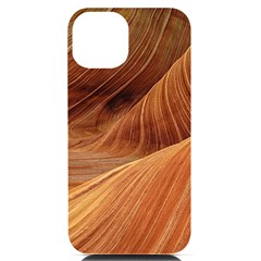 Sandstone The Wave Rock Nature Red Sand iPhone 14 Black UV Print Case