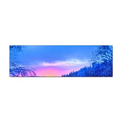 Winter Landscape Snow Forest Trees Sticker (bumper) by Amaryn4rt