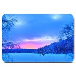 Winter Landscape Snow Forest Trees Large Doormat 30 x20  Door Mat