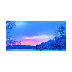 Winter Landscape Snow Forest Trees Yoga Headband