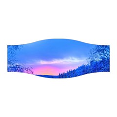 Winter Landscape Snow Forest Trees Stretchable Headband