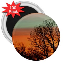 Twilight Sunset Sky Evening Clouds 3  Magnets (100 Pack) by Amaryn4rt