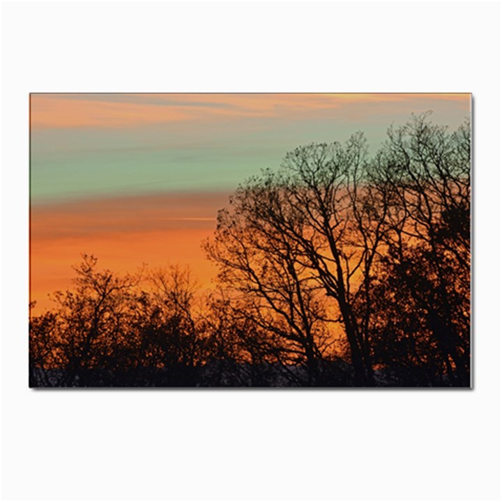 Twilight Sunset Sky Evening Clouds Postcard 4 x 6  (Pkg of 10)