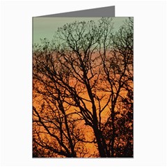 Twilight Sunset Sky Evening Clouds Greeting Cards (pkg Of 8)