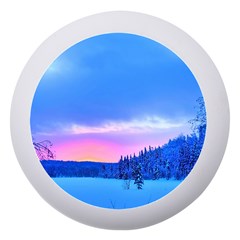 Winter Landscape Snow Forest Trees Dento Box With Mirror