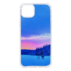 Winter Landscape Snow Forest Trees Iphone 14 Plus Tpu Uv Print Case by Amaryn4rt