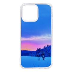 Winter Landscape Snow Forest Trees Iphone 14 Pro Max Tpu Uv Print Case