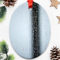 Rain Raindrop Drop Of Water Drip Ornament (oval)