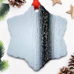 Rain Raindrop Drop Of Water Drip Ornament (snowflake)