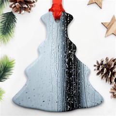 Rain Raindrop Drop Of Water Drip Christmas Tree Ornament (two Sides)