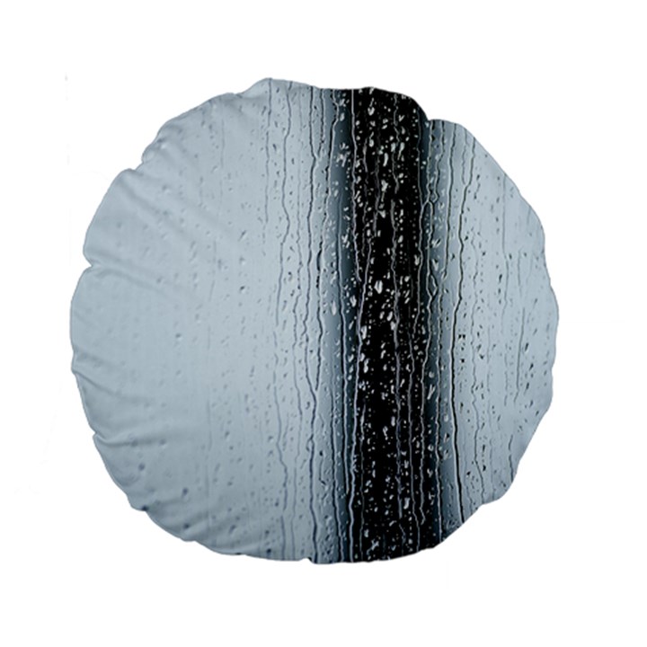 Rain Raindrop Drop Of Water Drip Standard 15  Premium Round Cushions