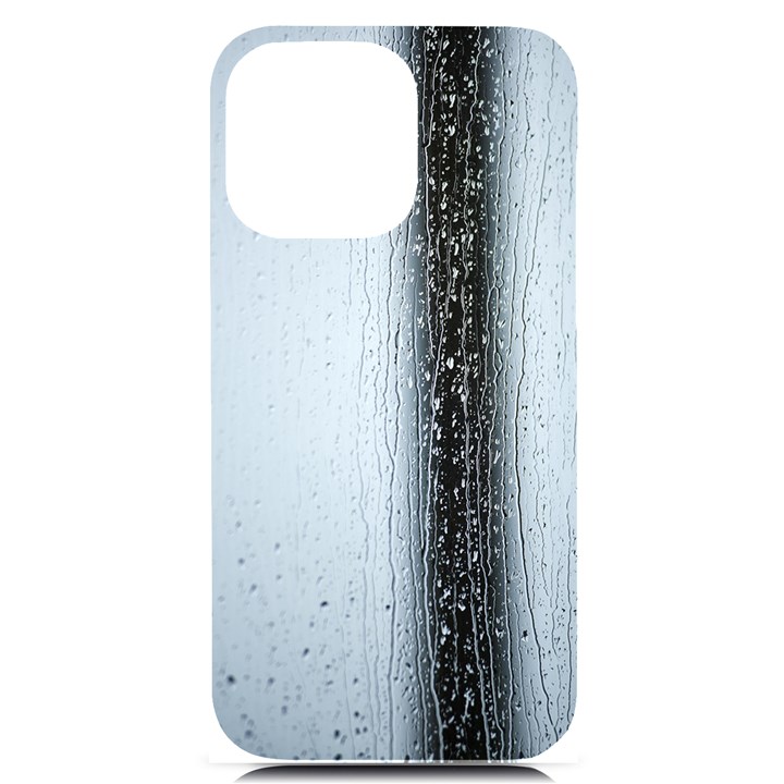 Rain Raindrop Drop Of Water Drip iPhone 14 Pro Max Black UV Print Case