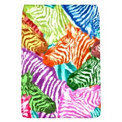 Zebra Colorful Abstract Collage Removable Flap Cover (L)