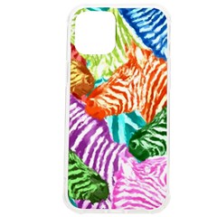 Zebra Colorful Abstract Collage iPhone 12 Pro max TPU UV Print Case