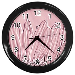 Shabby Chic Vintage Background Wall Clock (black) by Amaryn4rt