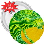 Zitro Abstract Sour Texture Food 3  Buttons (10 pack)  Front