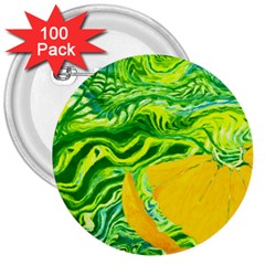 Zitro Abstract Sour Texture Food 3  Buttons (100 Pack)  by Amaryn4rt