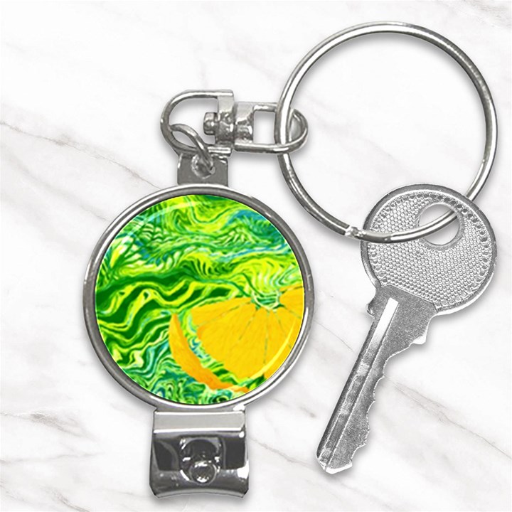 Zitro Abstract Sour Texture Food Nail Clippers Key Chain