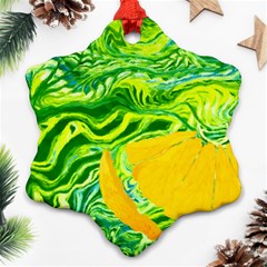 Zitro Abstract Sour Texture Food Ornament (snowflake)