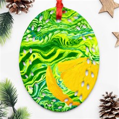 Zitro Abstract Sour Texture Food Ornament (oval Filigree)