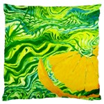 Zitro Abstract Sour Texture Food Large Cushion Case (Two Sides) Front