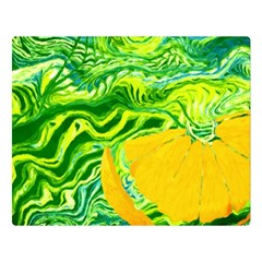 Zitro Abstract Sour Texture Food Two Sides Premium Plush Fleece Blanket (large) by Amaryn4rt