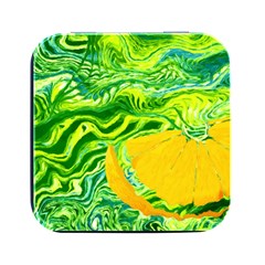 Zitro Abstract Sour Texture Food Square Metal Box (black)