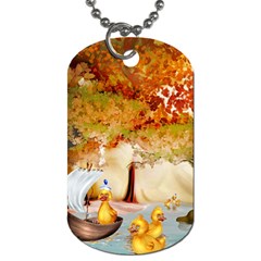 Art Kuecken Badespass Arrangemen Dog Tag (two Sides) by Amaryn4rt