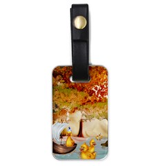 Art Kuecken Badespass Arrangemen Luggage Tag (one Side) by Amaryn4rt