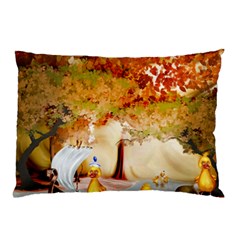 Art Kuecken Badespass Arrangemen Pillow Case (two Sides) by Amaryn4rt