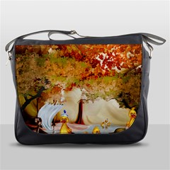 Art Kuecken Badespass Arrangemen Messenger Bag by Amaryn4rt