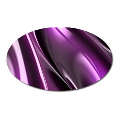 Fractal Mathematics Abstract Oval Magnet by Amaryn4rt