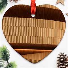 Architecture Art Boxes Brown Ornament (heart)