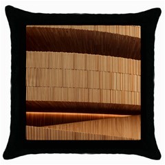 Architecture Art Boxes Brown Throw Pillow Case (black) by Amaryn4rt