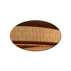 Architecture Art Boxes Brown Sticker (oval) by Amaryn4rt