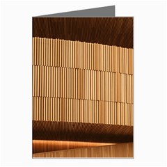 Architecture Art Boxes Brown Greeting Card by Amaryn4rt